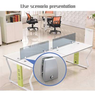 CM-J003A Top Quality Office Partition Support Desk Divider Privacy Screen Panel Clamp Clip