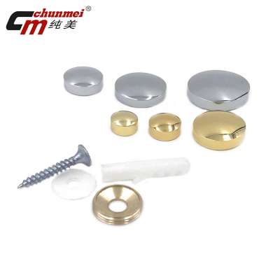 CM017 OEM available decorative copper mirror  screw cover and nails